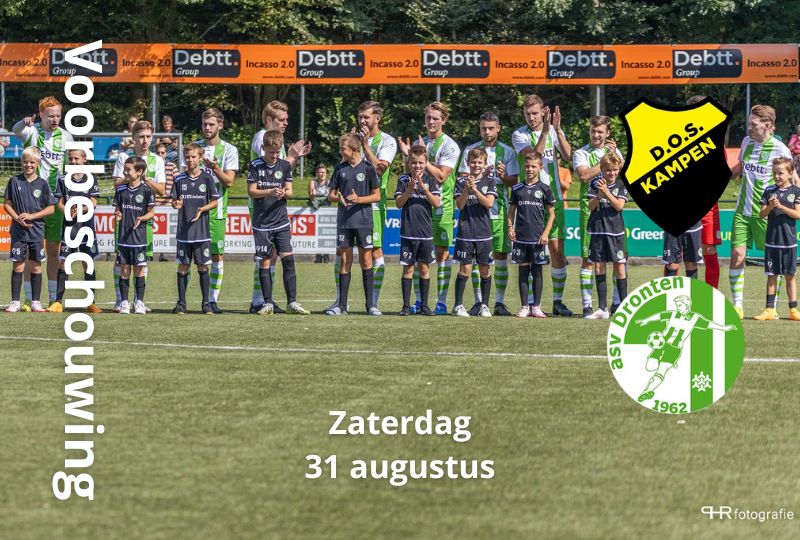 Voorbeschouwing asv Dronten – DOS Kampen