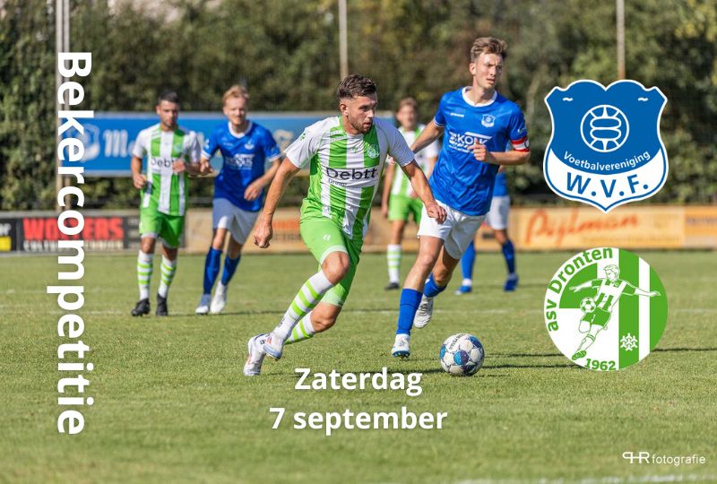 asv Dronten wint matige bekerwedstrijd tegen WVF
