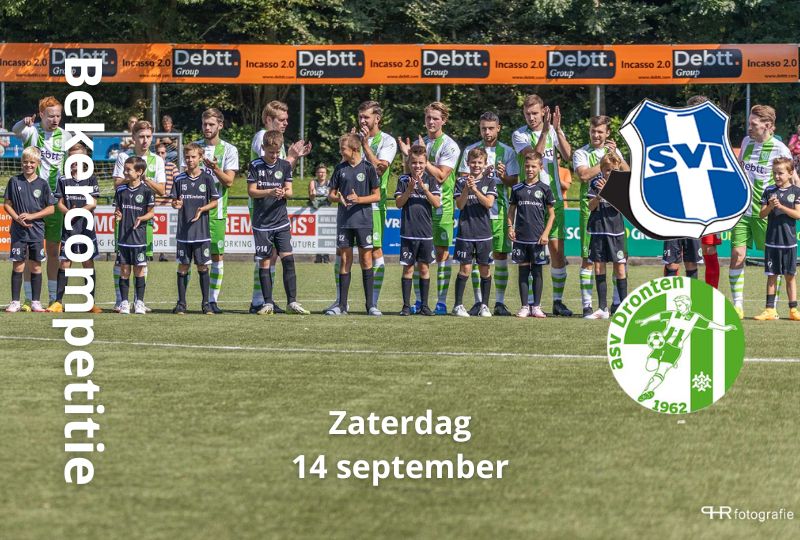 asv Dronten sluit de voorbereiding af met een bekerwedstrijd in Zwolle