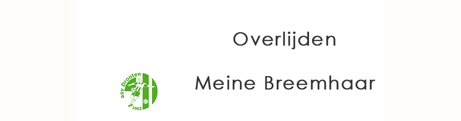 In memoriam Meine Breemhaar