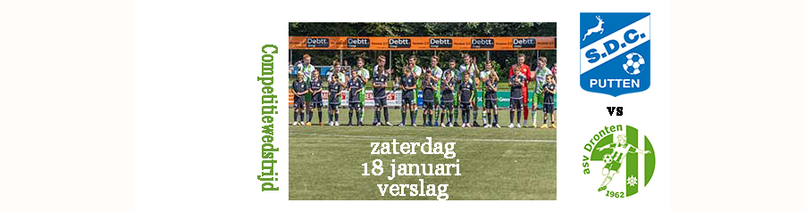 asv Dronten neemt punt uit Putten mee! Met beeldverslag