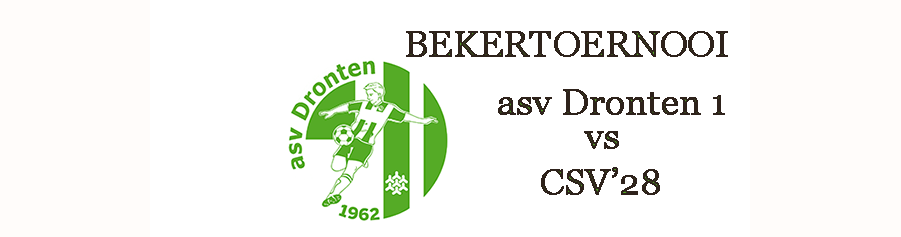 asvDronten wint voor de beker in wedstrijd met 2 gezichten